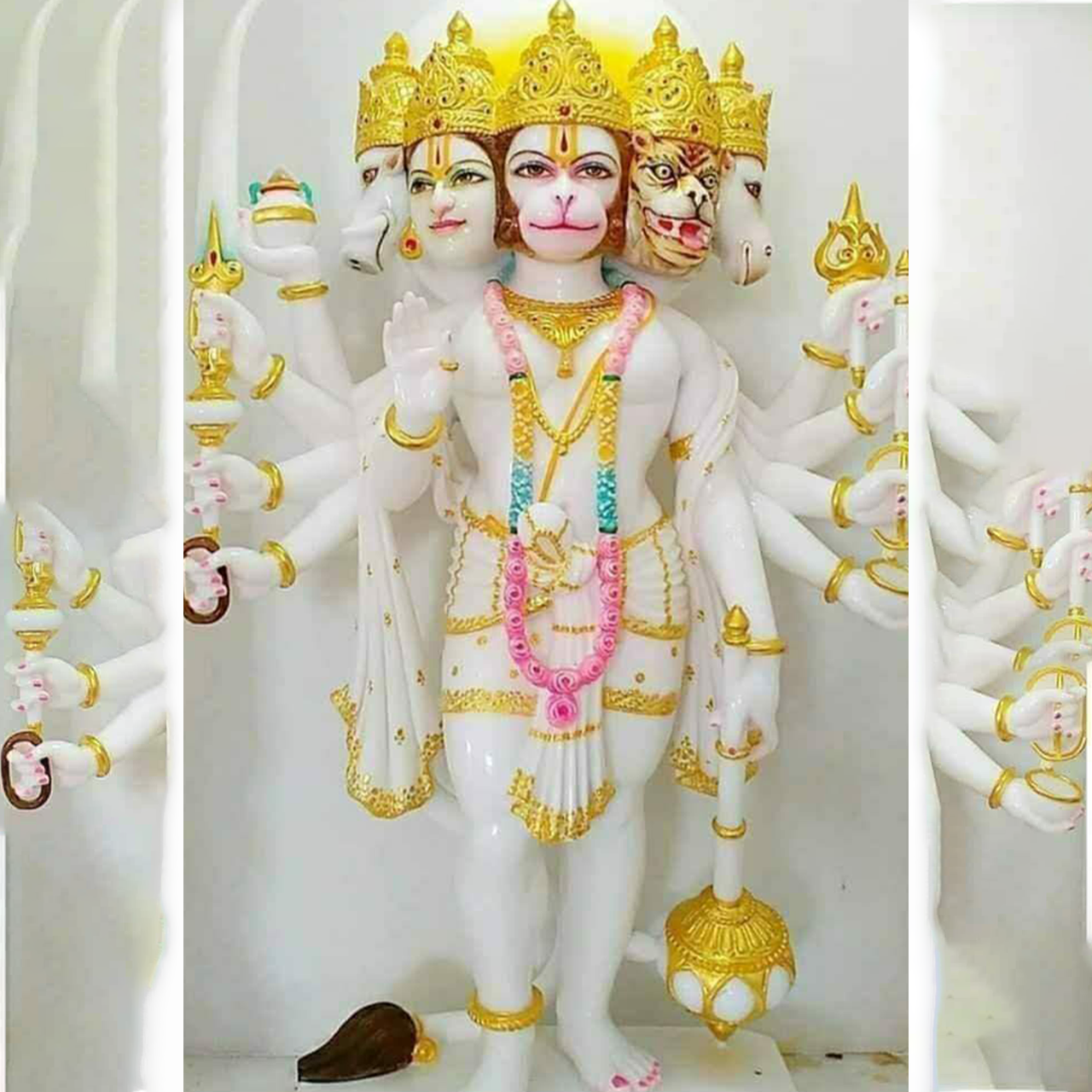 Standing Panchmukhi Hanuman