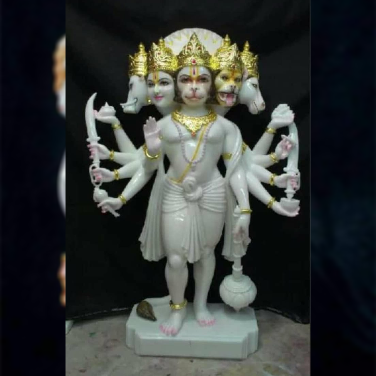 Panchmukhi Hanuman Statue Manufacturer, Wholesaler & Exporter in Jaipur, Rajasthan, UP, Bihar & Haryana
