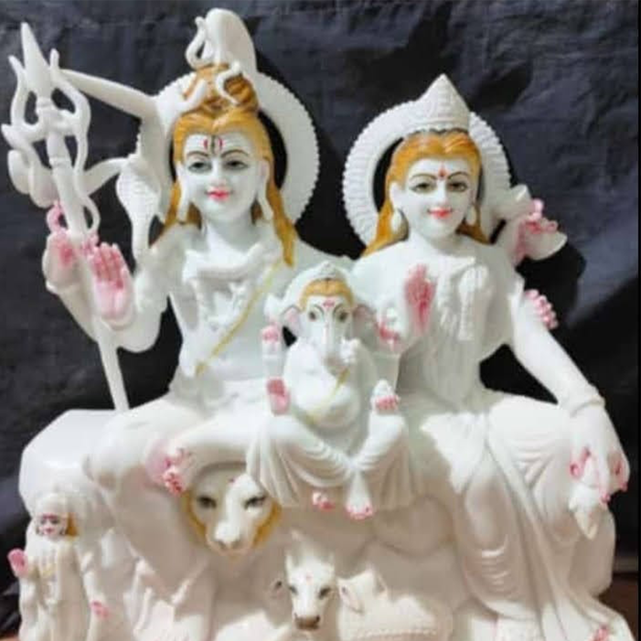 Best Shiv Parivar Statue Manufacturer, Wholesaler & Exporter in Jaipur, Rajasthan, UP, Bihar & Haryana